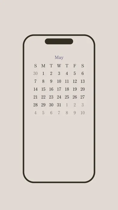 Create Calendar Wallpapers Ekran Görüntüleri