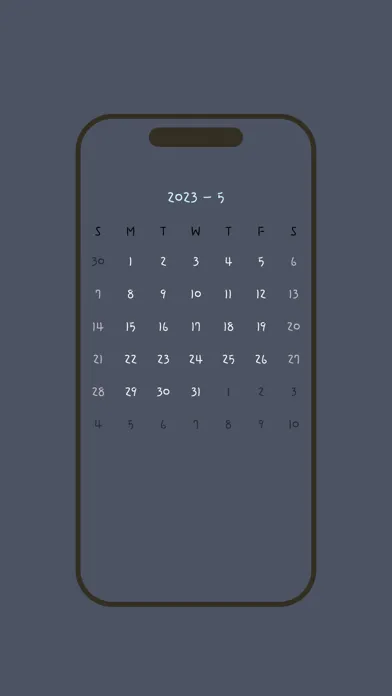 Create Calendar Wallpapers Ekran Görüntüleri