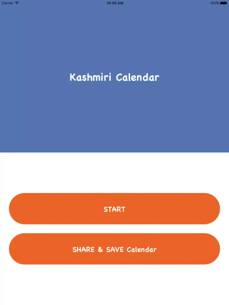 Kashmiri Calendar 2019 iPad  سکرین شاٹس