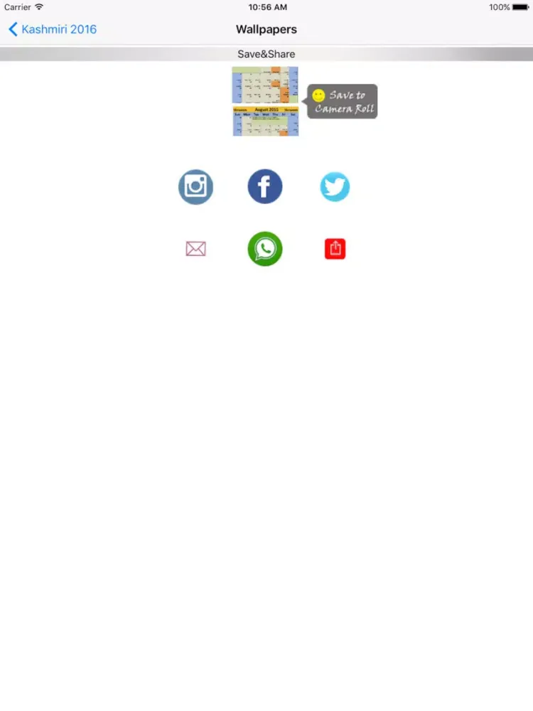 Kashmiri Calendar 2019 iPad  سکرین شاٹس