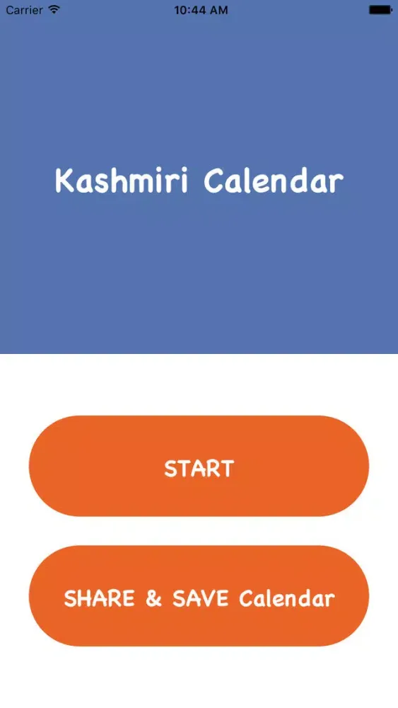 Kashmiri Calendar 2019 سکرین شاٹس