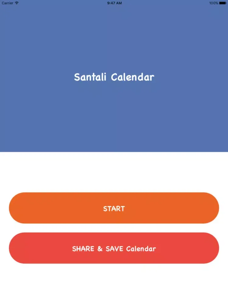 Скриншоты Santali Calendar 2019 iPad 