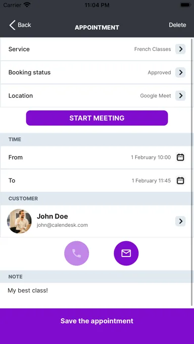 Calendesk for Employees應用截圖
