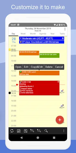 CalenGoo - Calendar and Tasks 스크린샷