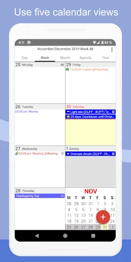 CalenGoo - Calendar and Tasks 스크린샷