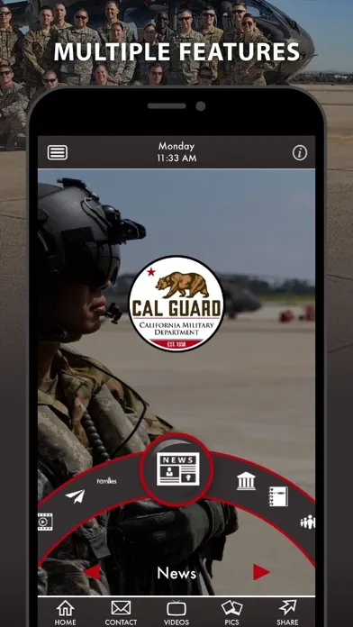 California Military Department 스크린샷