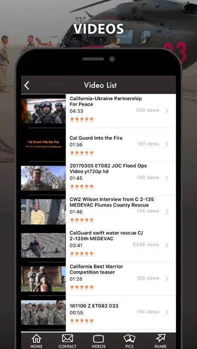 California Military Department 스크린샷