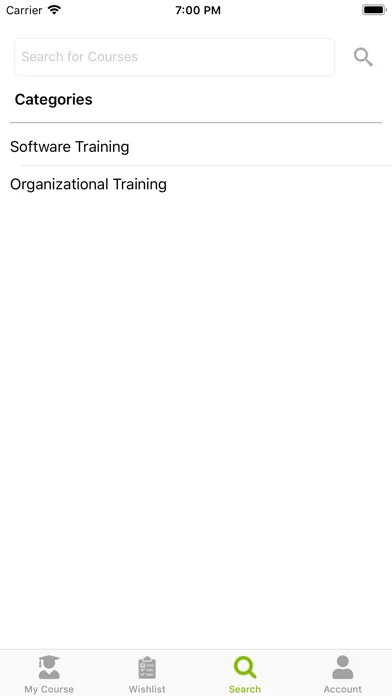 Learning Management System应用截图