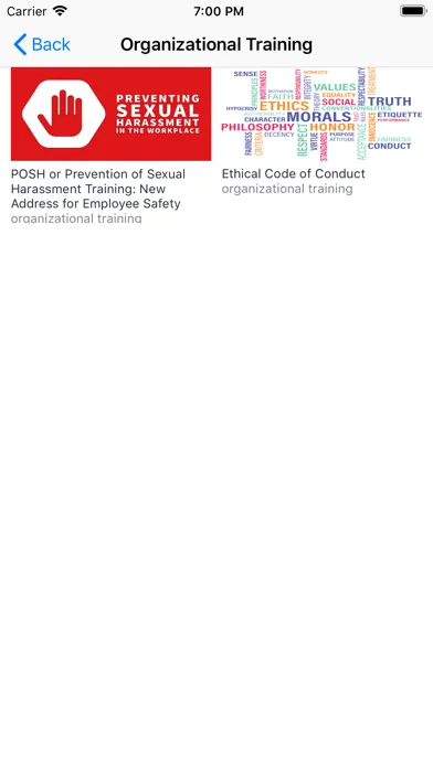 Learning Management System应用截图
