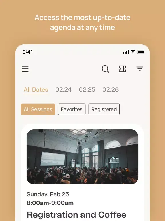 Caliber - Meetings & Events iPad  스크린샷