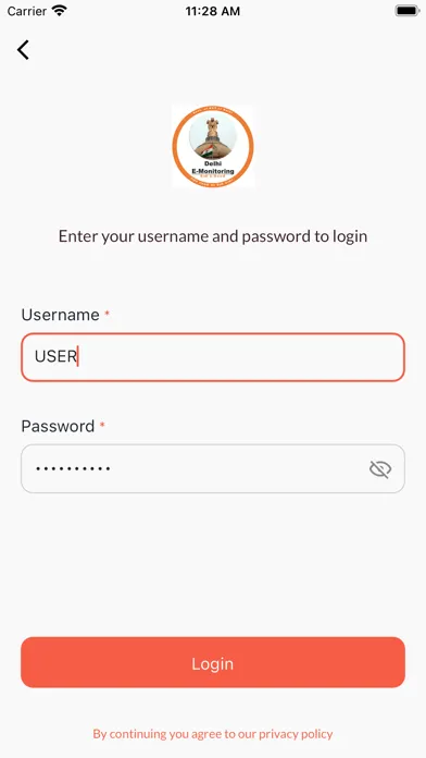 Delhi E-Monitoring スクリーンショット