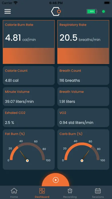 Capturas de pantalla de Calibre Biometrics