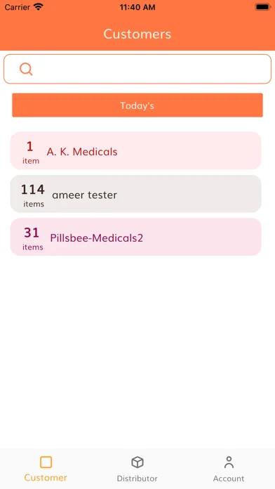 Captures d'écran de Pillsbee Delivery Partner