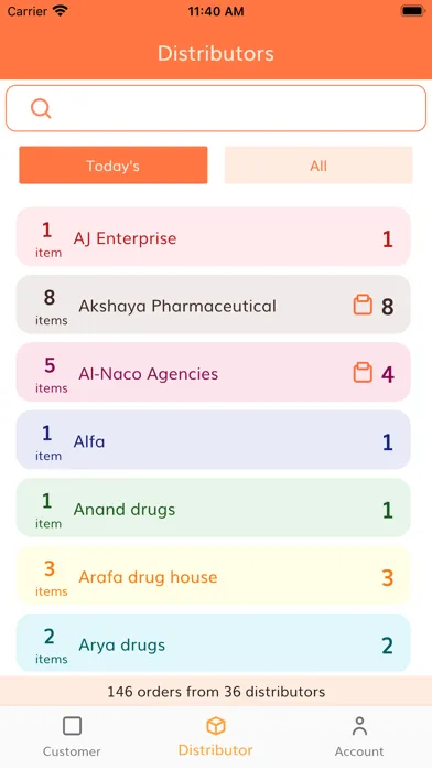 Captures d'écran de Pillsbee Delivery Partner
