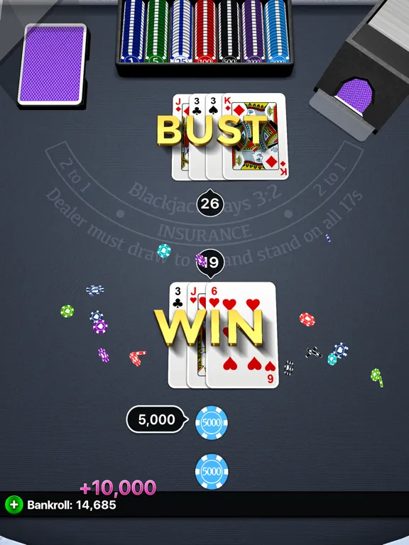 Blackjack 21 ◈ iPad 應用截圖