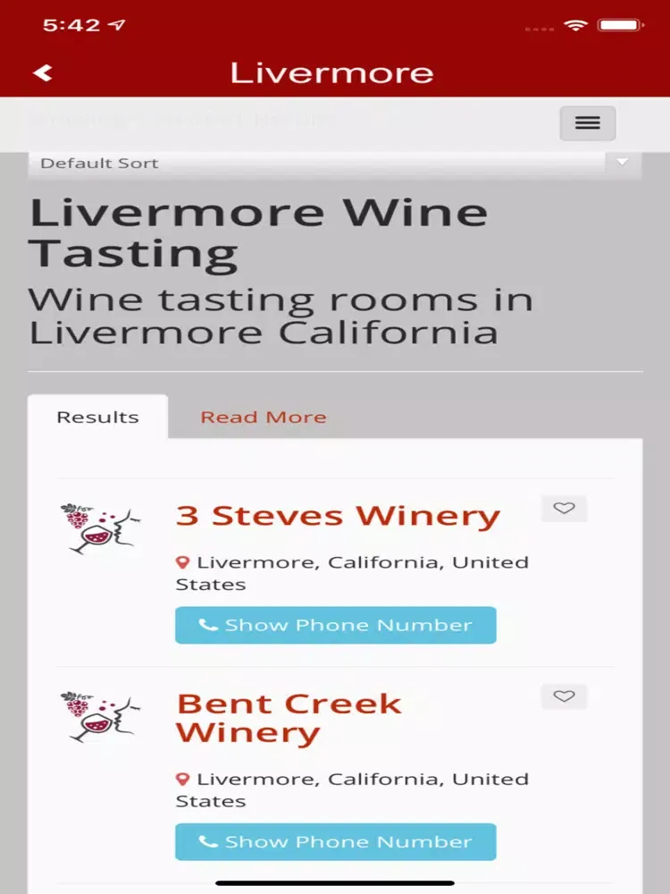 California Wine Tasting Rooms iPad  স্ক্রিনশট