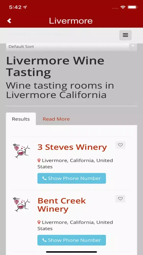 California Wine Tasting Rooms স্ক্রিনশট