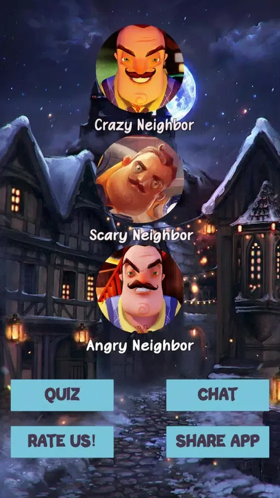 Capturas de tela do Neighbor Creepy Mods Call
