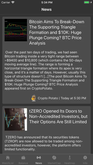 Coin Tracker - Crypto Prices应用截图