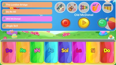Screenshot di Candy Piano - Play & Learn