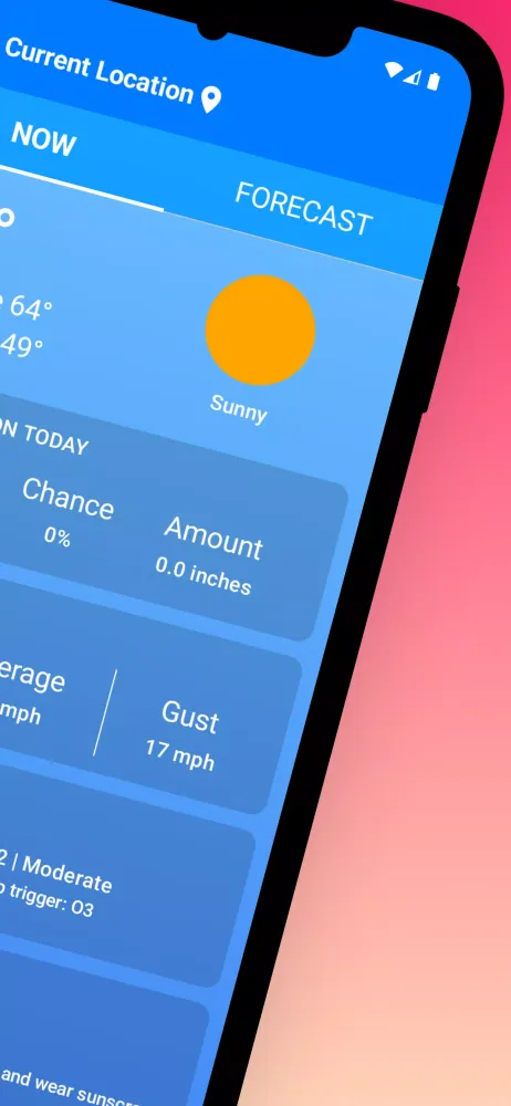 Weather on Homescreen Screenshots