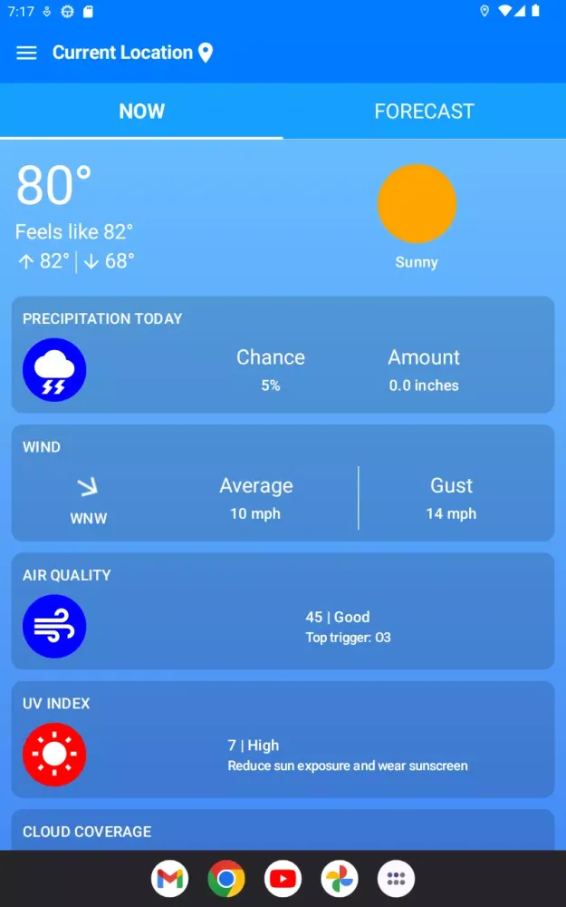 Weather on Homescreen Screenshots
