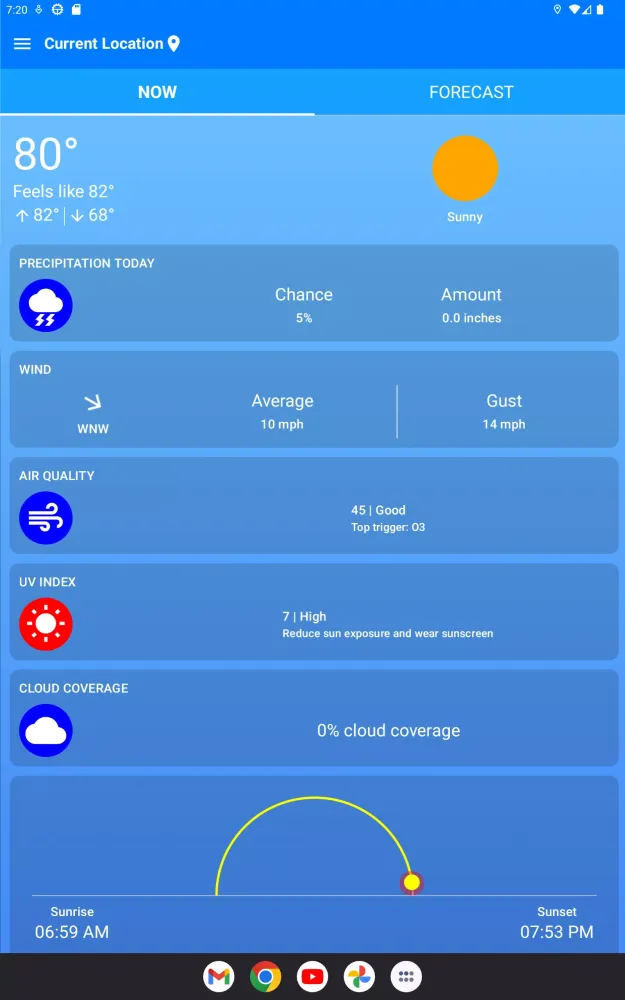 Weather on Homescreen Screenshots
