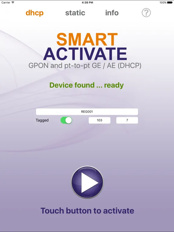 Capturas de pantalla de Smart Activate iPad 