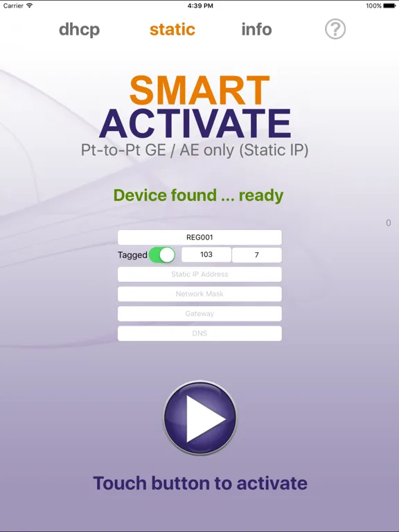 Capturas de pantalla de Smart Activate iPad 
