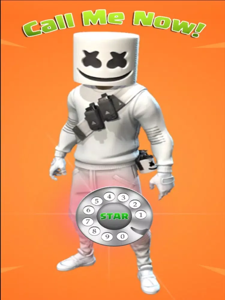 Zrzuty ekranu Marshmello Fortnite Skin Call iPad 