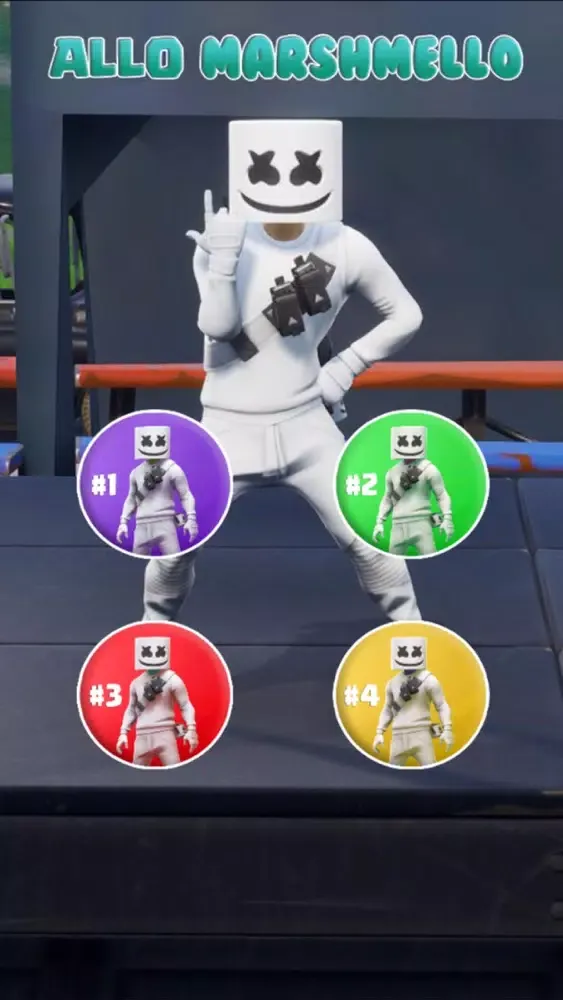 Zrzuty ekranu Marshmello Fortnite Skin Call