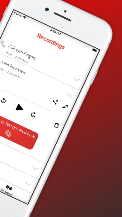 Capturas de pantalla de Phone Call Recorder +