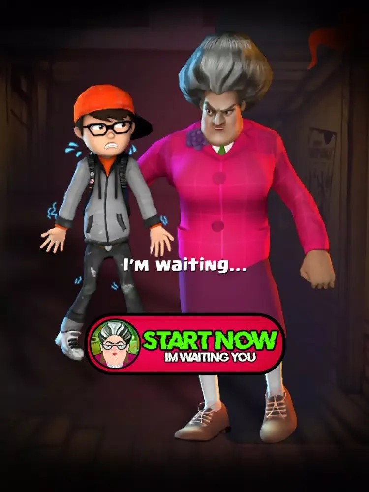 Call Scary Teacher Neighbor iPad  スクリーンショット