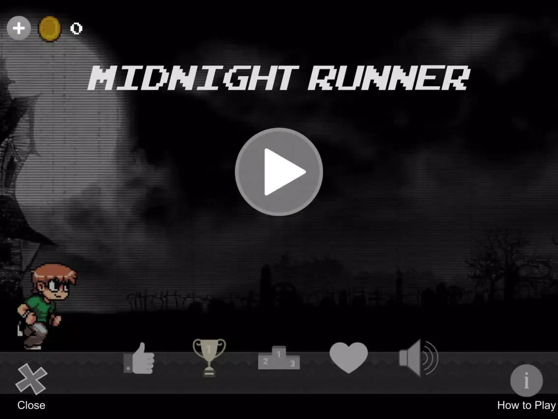Tangkapan layar Midnight Runner iPad 
