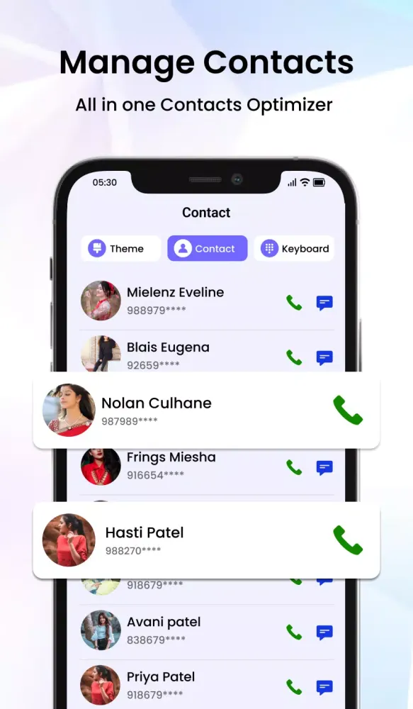 Phone Call App Screenshots