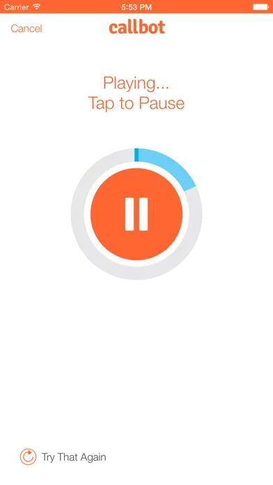 Capturas de tela do Callbot - Automated Calling