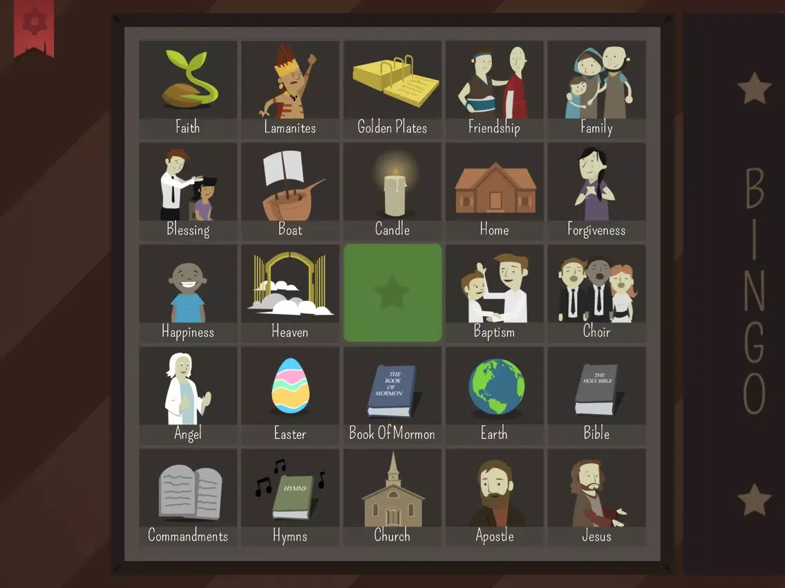 ภาพหน้าจอของ Book of Mormon Touch iPad 