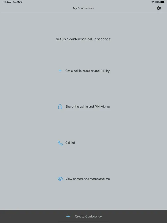 Capturas de pantalla de Conference NOW iPad 