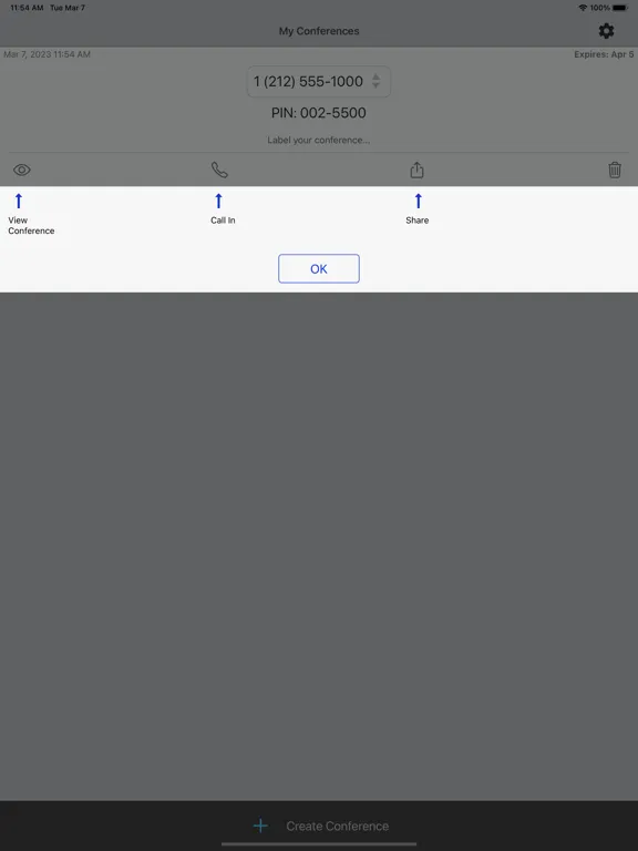 Capturas de pantalla de Conference NOW iPad 