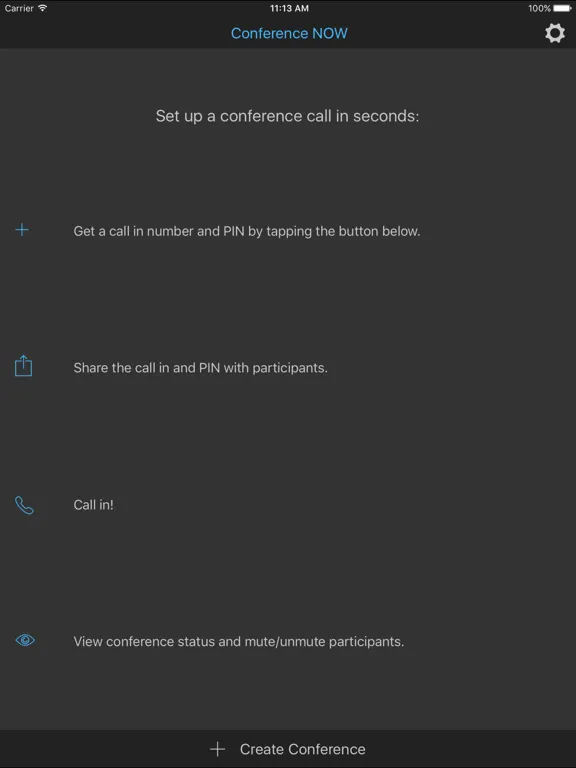 Screenshot di Conference NOW Pro iPad 