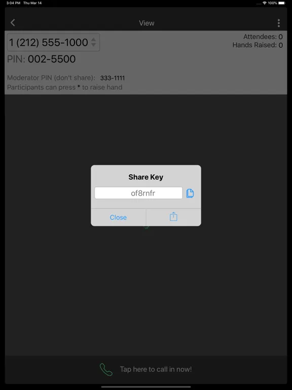 Screenshot di Conference NOW Pro iPad 