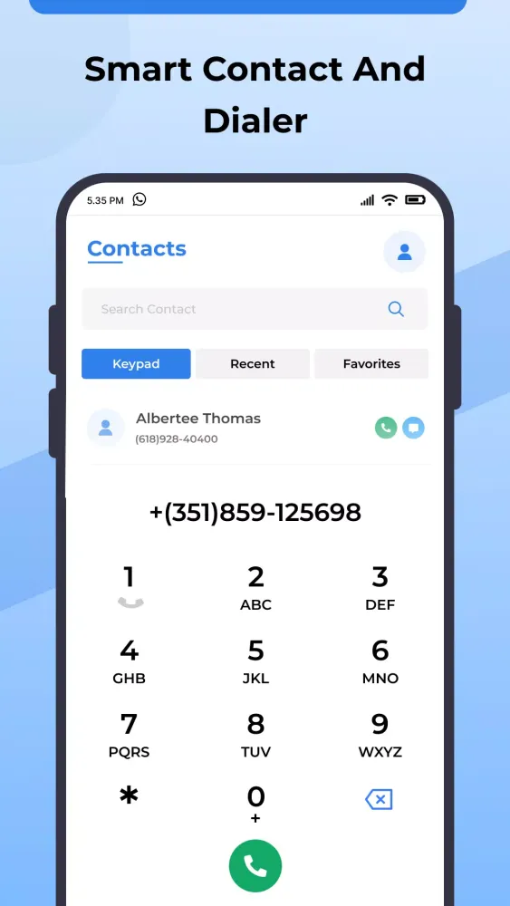 CallPrime: Contacts & Messages Screenshots