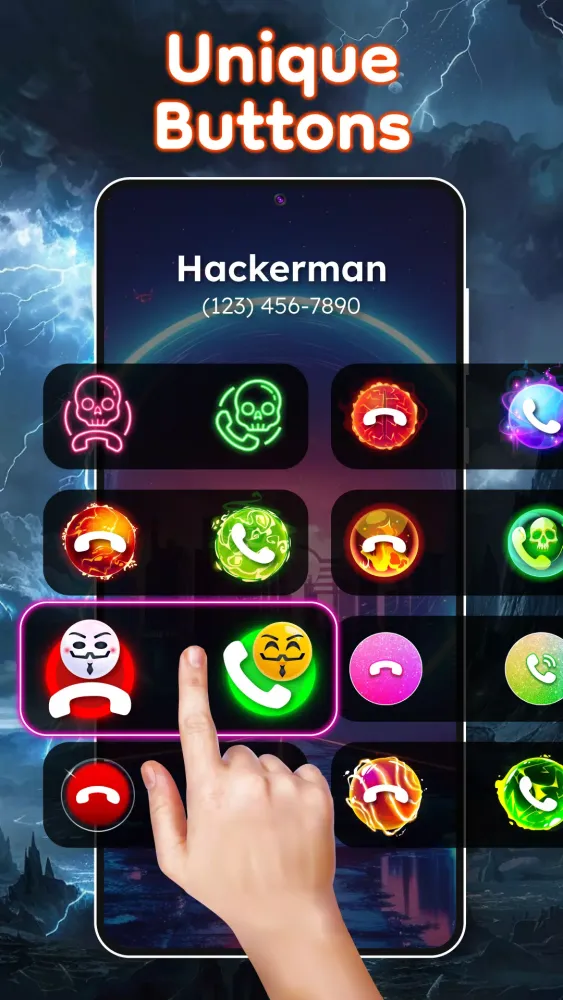 Screenshot di Color Call Theme & Call Screen