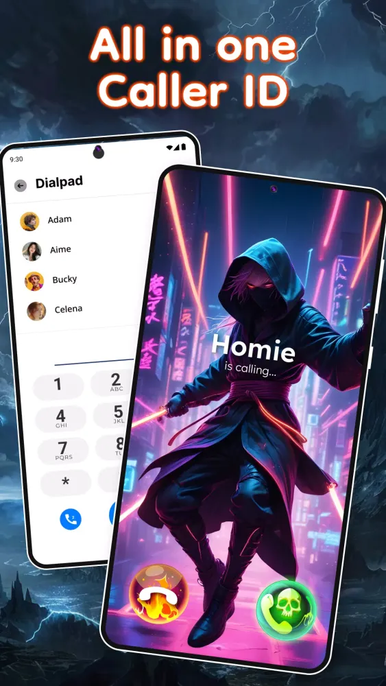 Screenshot di Color Call Theme & Call Screen