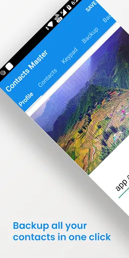 Capturas de tela do Advanced Contacts Manager