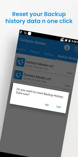 Capturas de tela do Advanced Contacts Manager
