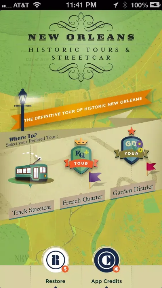Скриншоты French Quarter, Garden District Historic Tours and New Orleans Streetcar Tracker