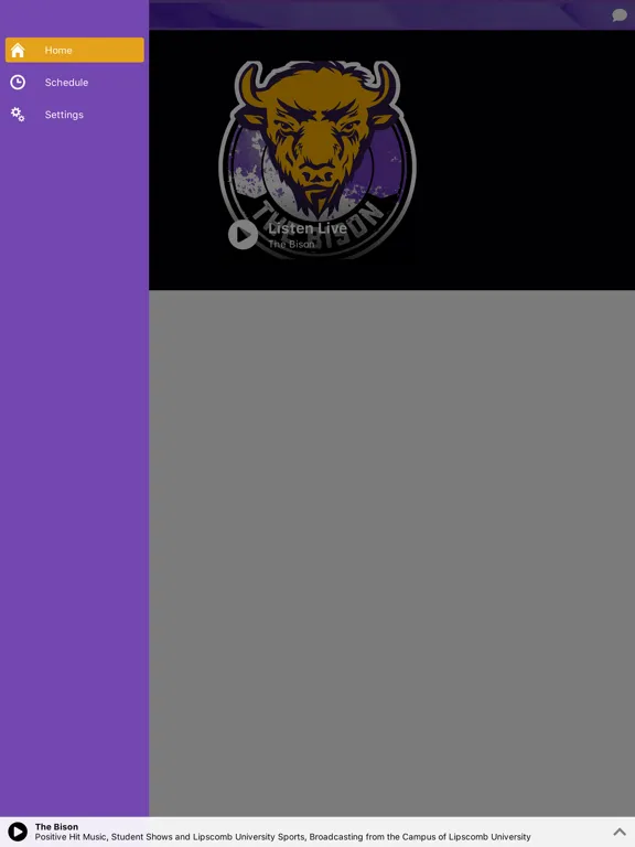 The Bison Radio iPad  स्क्रीनशॉट
