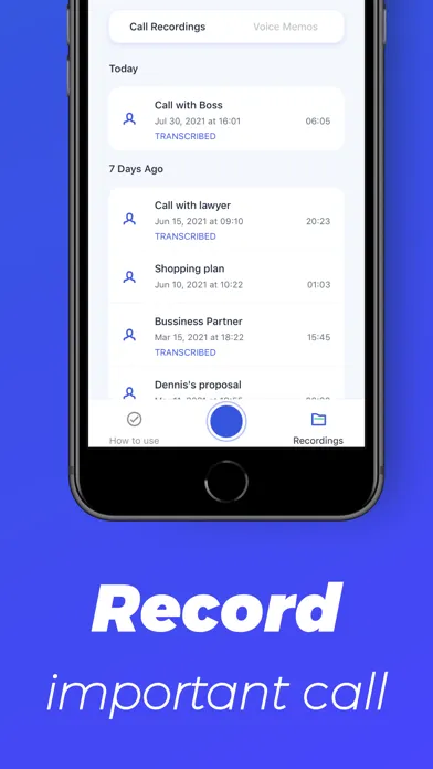 Auto Phone Call Recorder App Ekran Görüntüleri