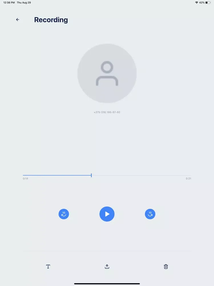Captures d'écran de Call Recorder 24: record calls iPad 